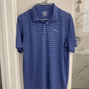 Blue puma polo